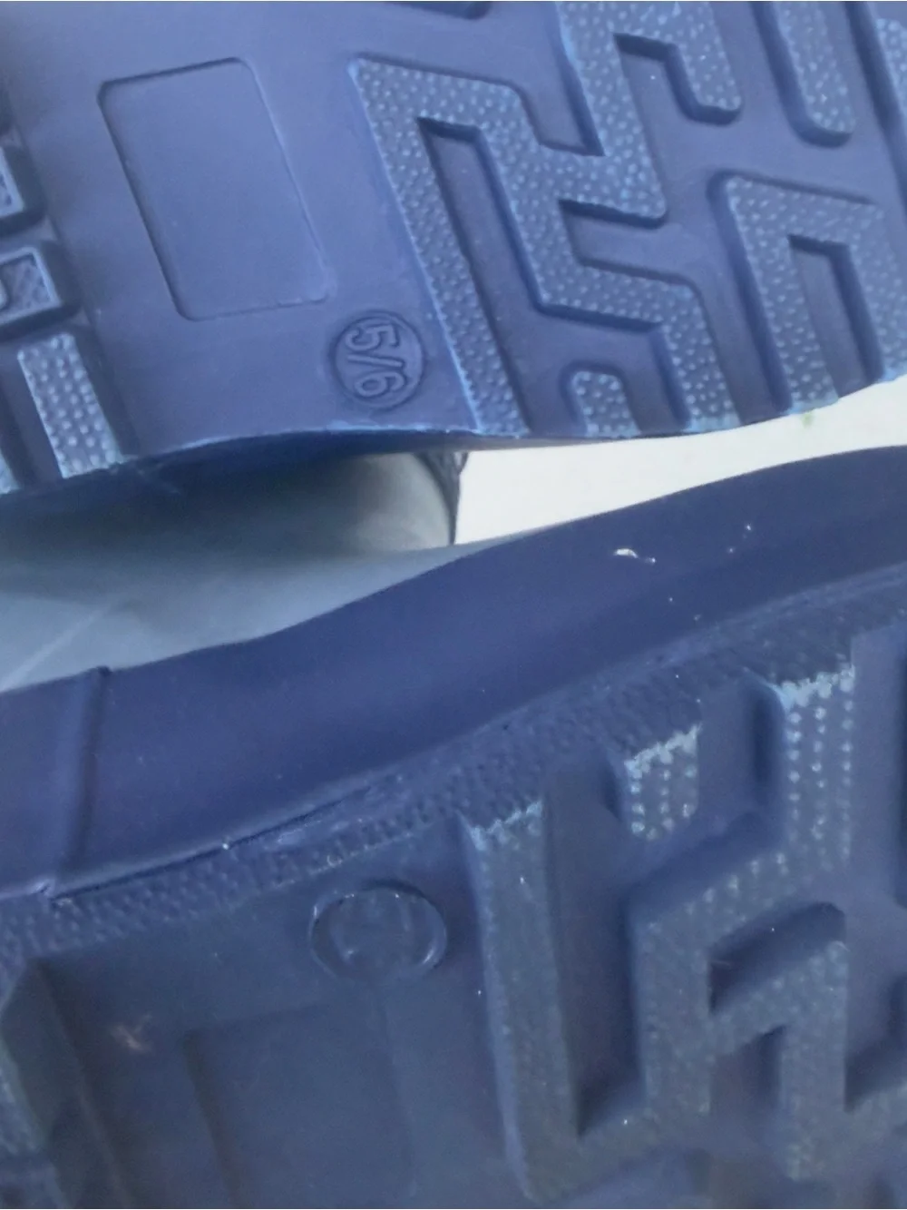 Cotton On Kids Blue Rain Boots Size 5/6